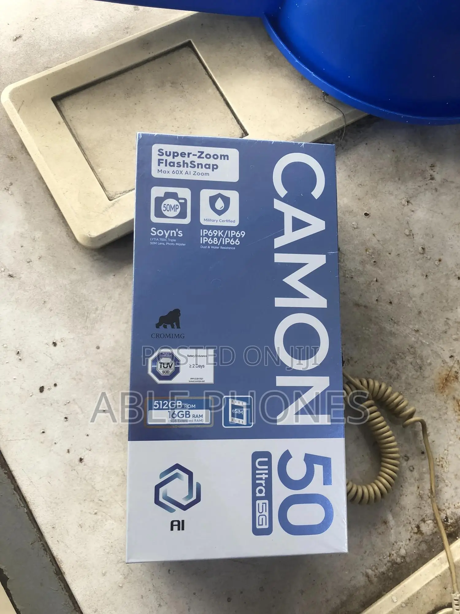 New Tecno Camon 50 Ultra 512 GB Black