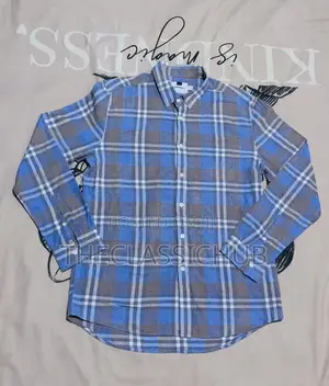 Men’S Topman Long-Sleeve Plaid Shirt