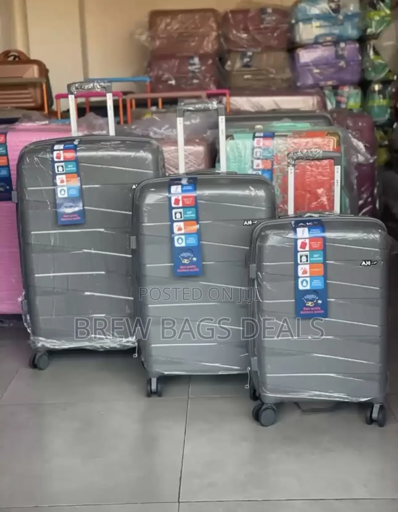 Quality Goodpartner 3set Super Anticrack Unbreakable Traveling Bag.