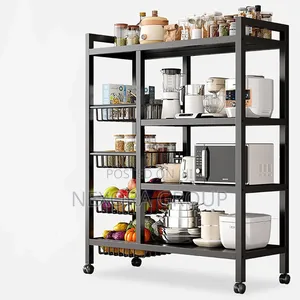 Multifunctional 5 Tier Shelf Rack Strong Kitchen Storage Solution