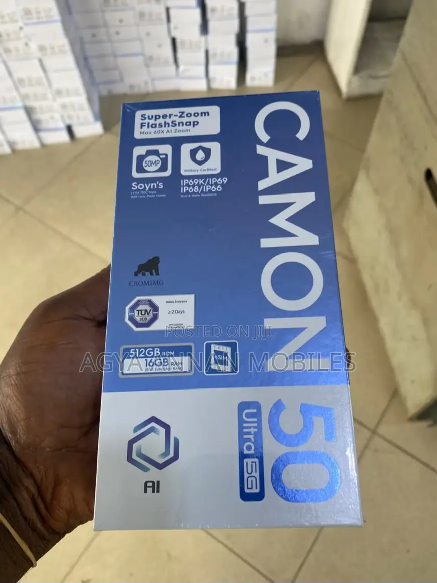 New Tecno Camon 50 Ultra 512 GB Blue