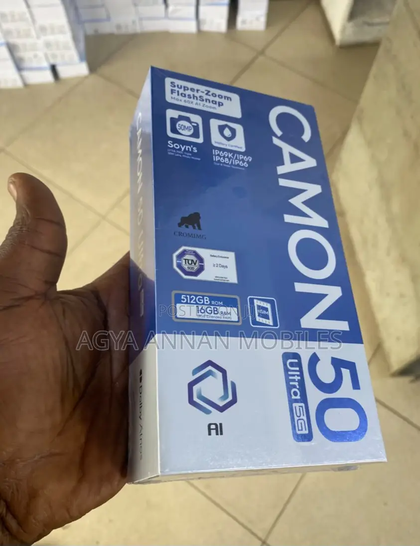New Tecno Camon 50 Ultra 512 GB Black