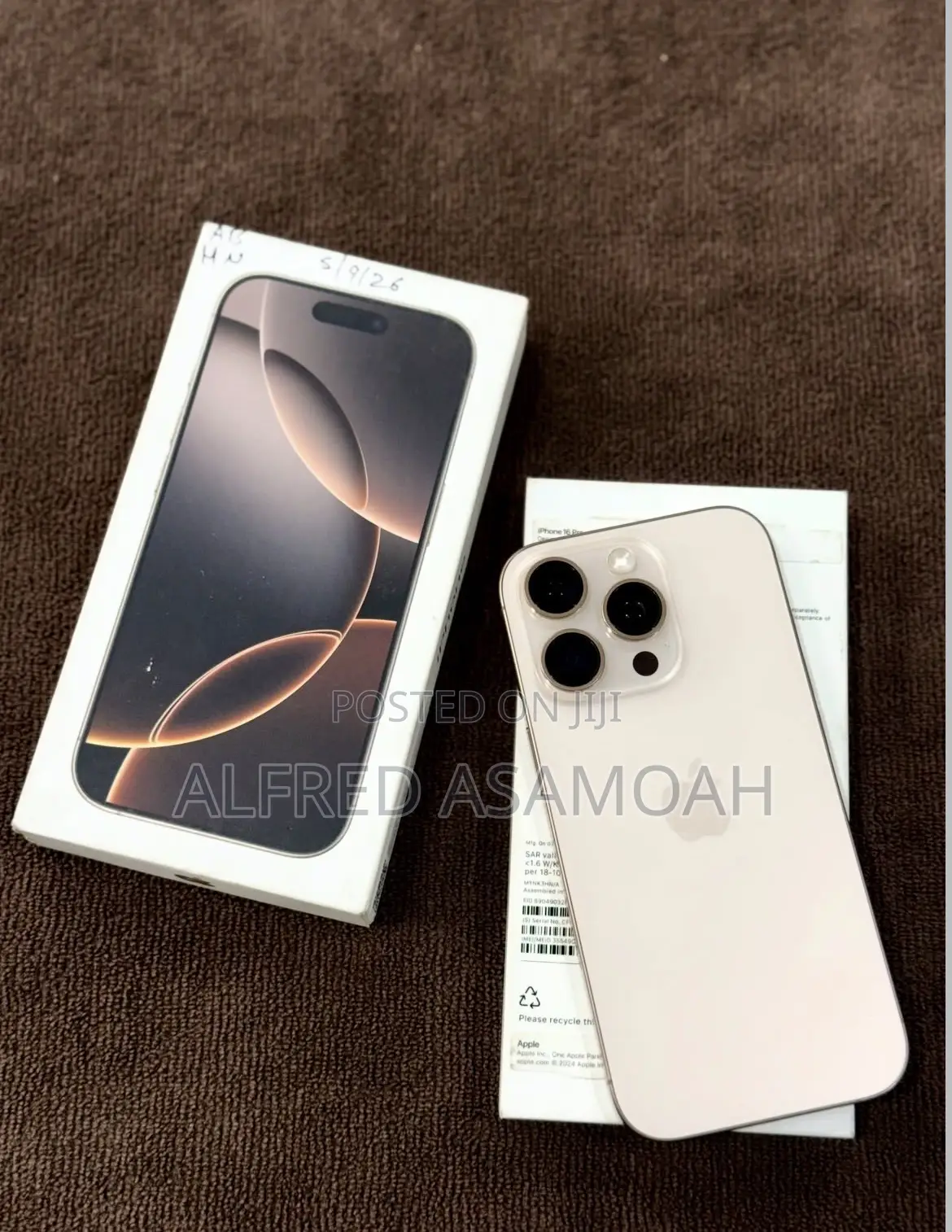 New Apple iPhone 16 Pro Max 256 GB Gold