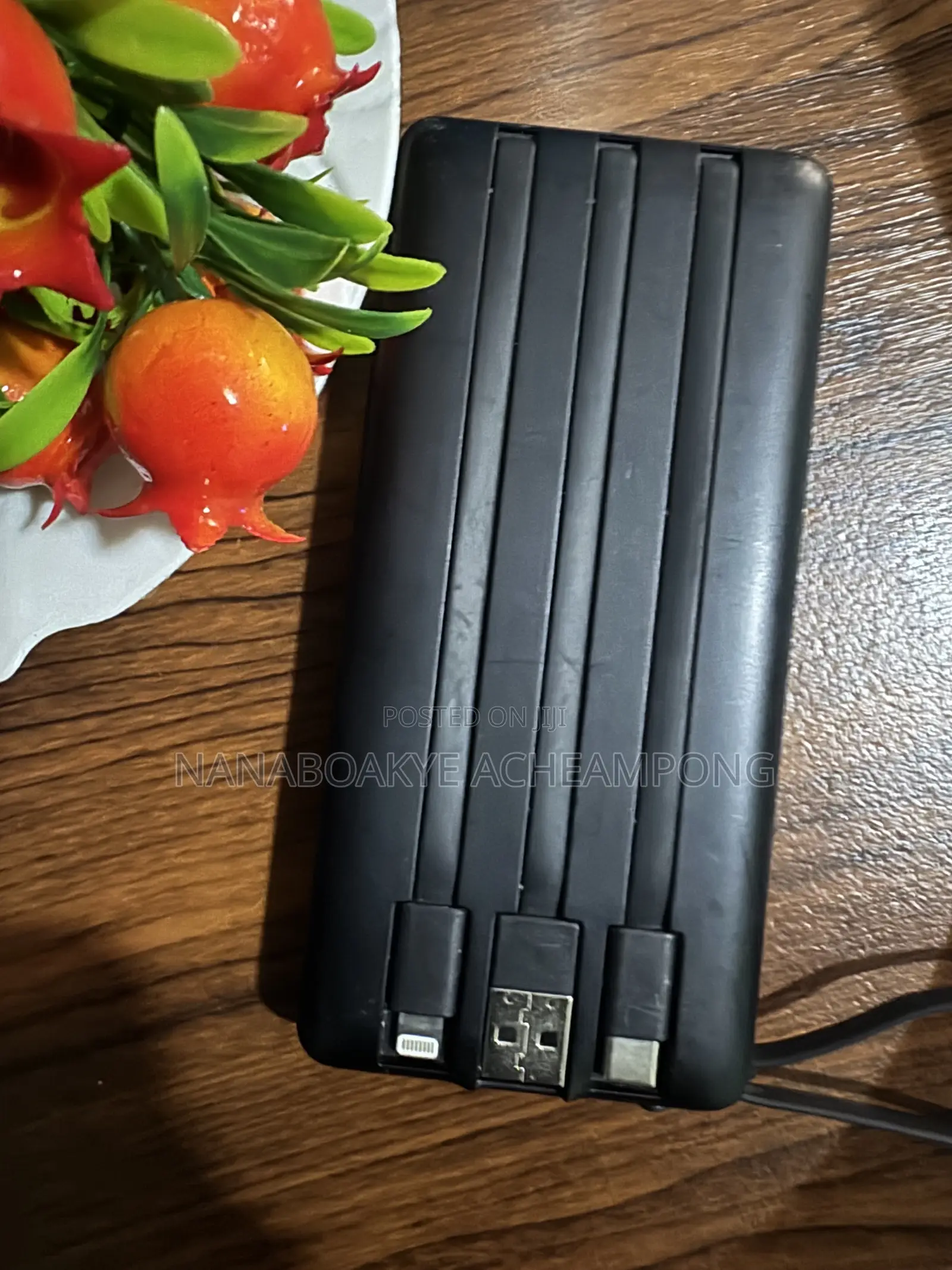Power Bank With Cables