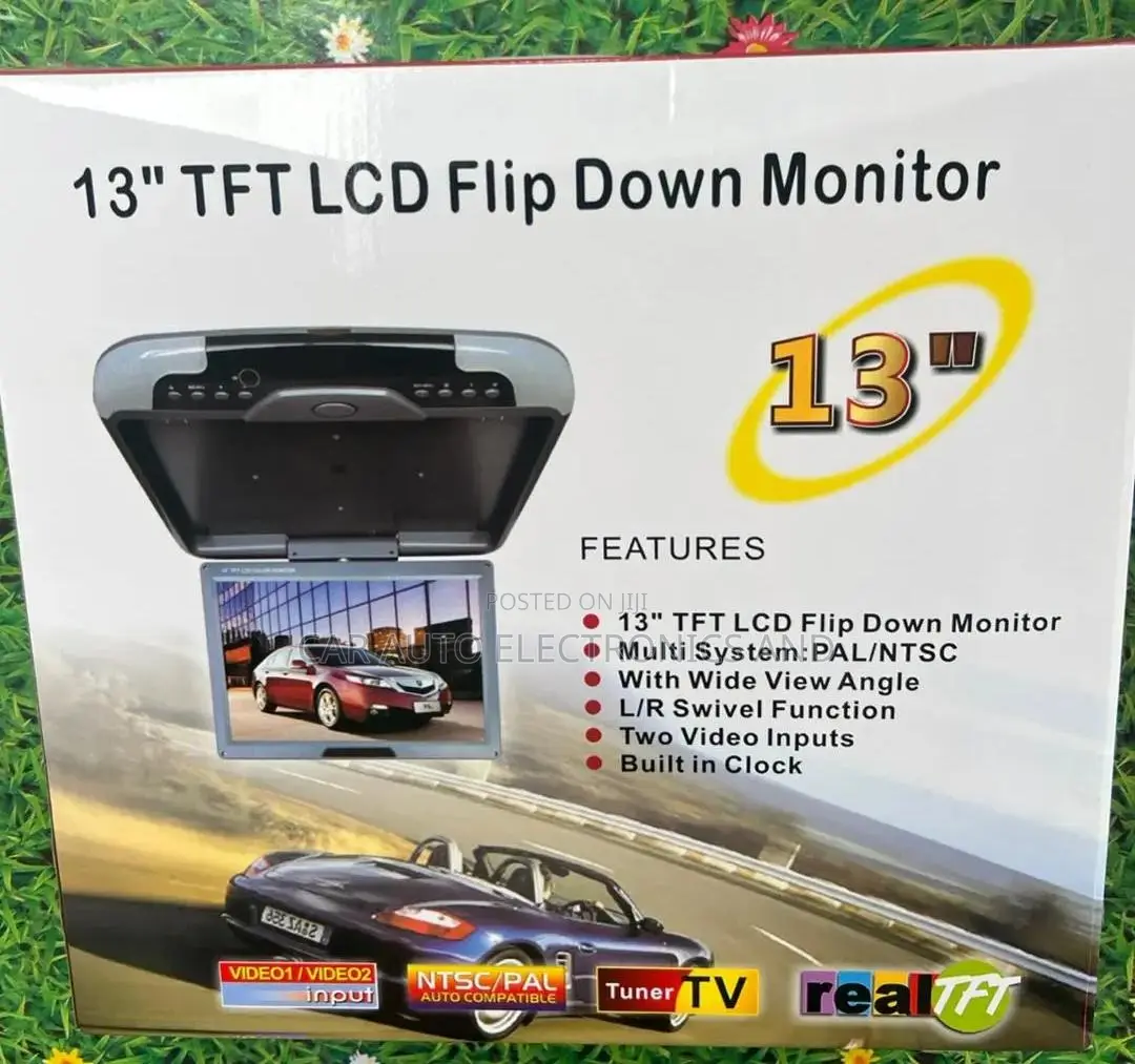13" TFT LCD Roof Mount Monitor-Upgrade Your Car Entertainment.