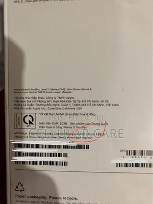New Apple iPhone 17 Pro Max 512 GB Orange