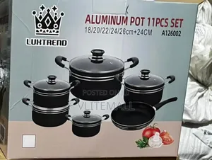 Aluminum Cooking Pot 11pcs