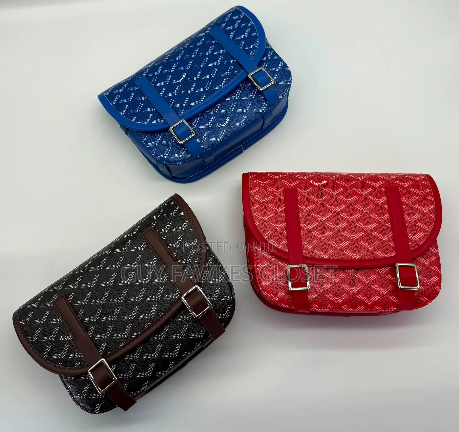 Goyard Goyardine Belvedere Bags