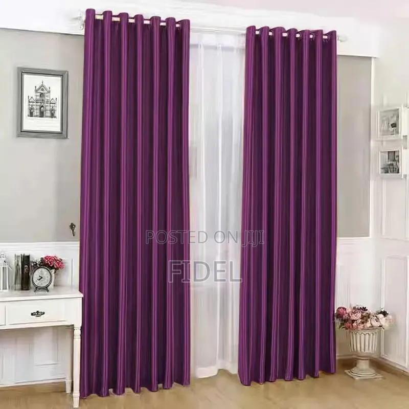 Plain 2in1 Sunblock Curtains