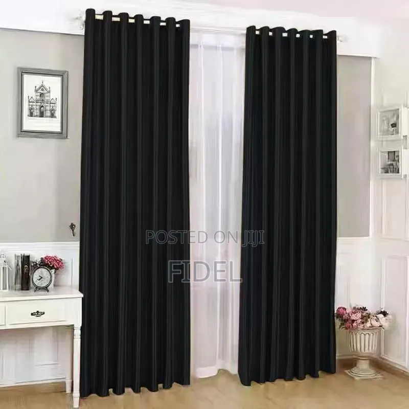 Plain 2in1 Sunblock Curtains
