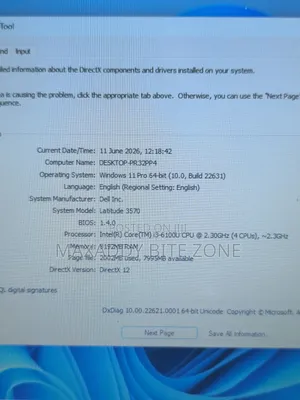 Laptop Dell Latitude 15 3570 8GB Intel Core i3 SSD 256GB