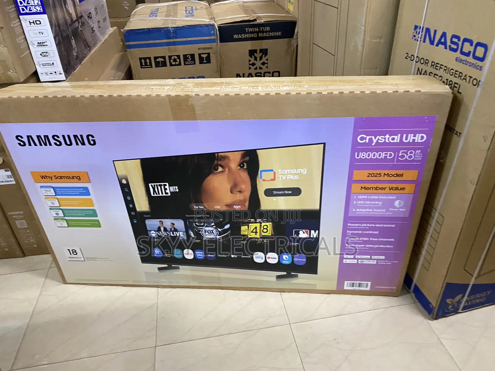 Samsung 58 Inch Class Crystal Uhd U8000f Tv