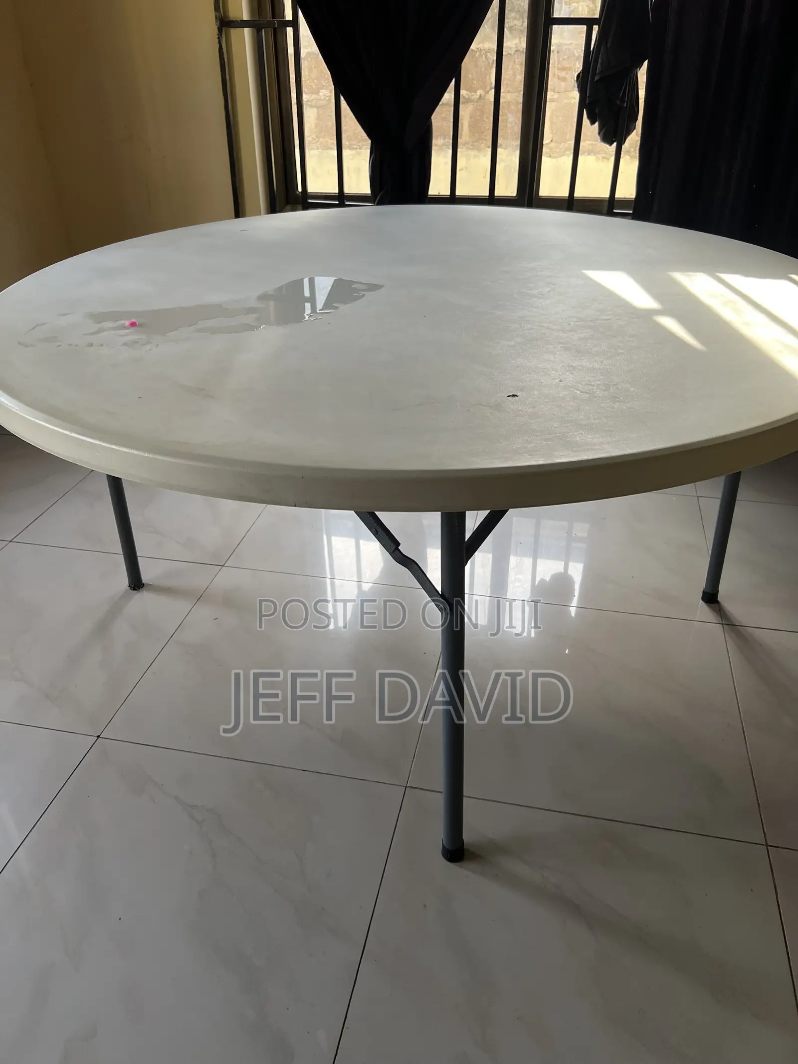 Strong Round Folding Table for Sale