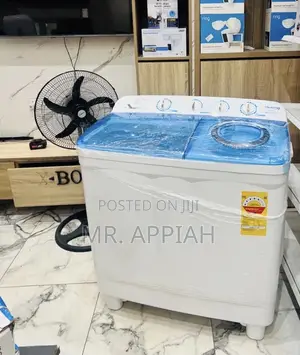 Classic Design Nasco 15kg Washing Machine With Transparent Lid 
