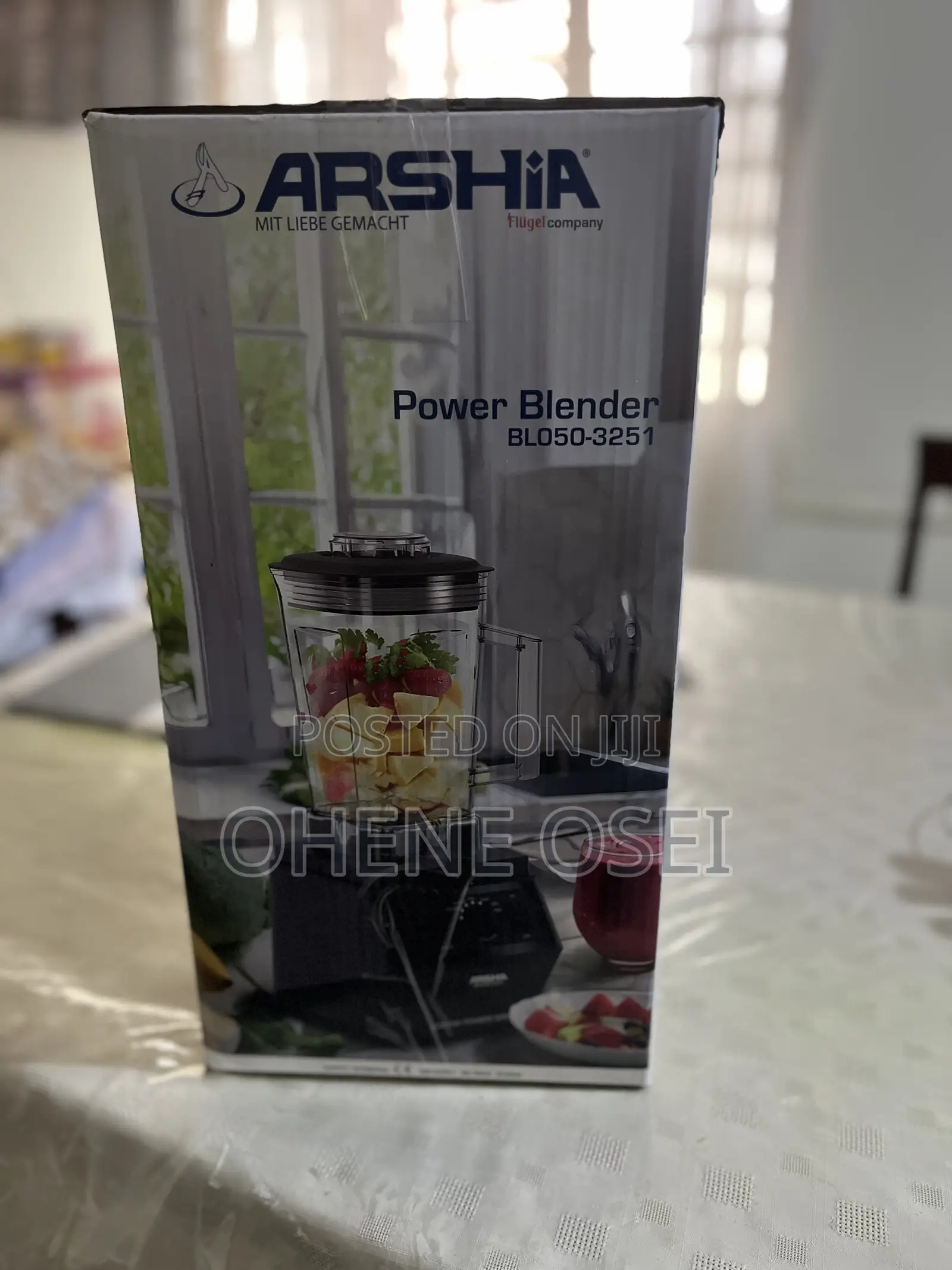 Arshia 2200w Heavy Duty Power Blender (2l) – Model Bl050-3251