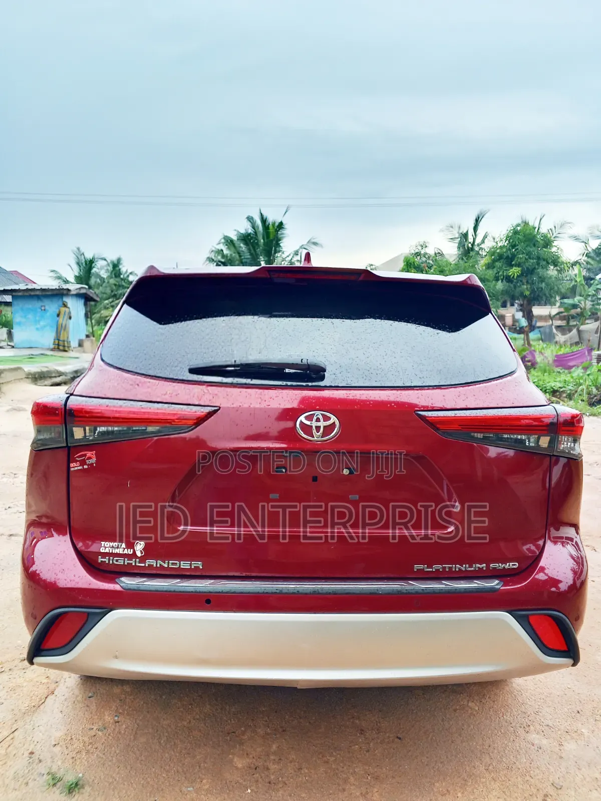 Toyota Highlander Platinum 2021 Burgundy