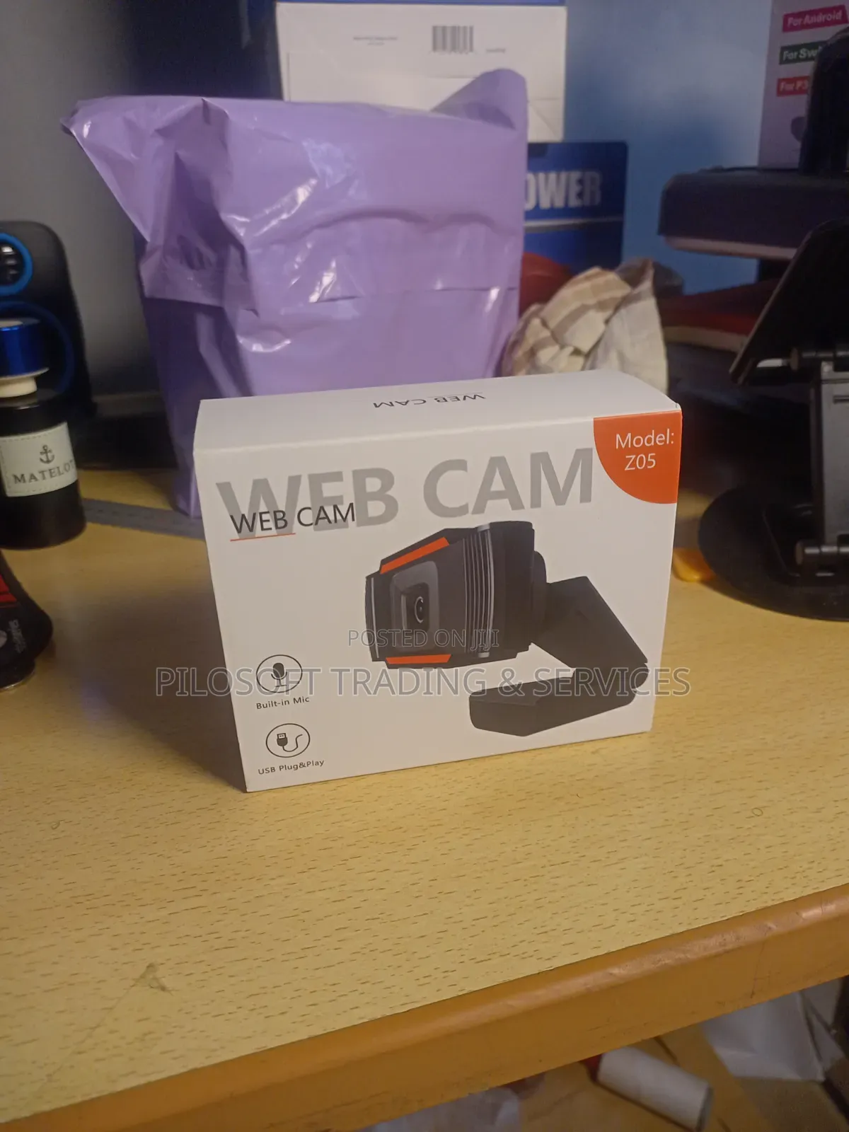 Zo5 Webcam 1080p for Desktop/Laptop With in-Built Microphone