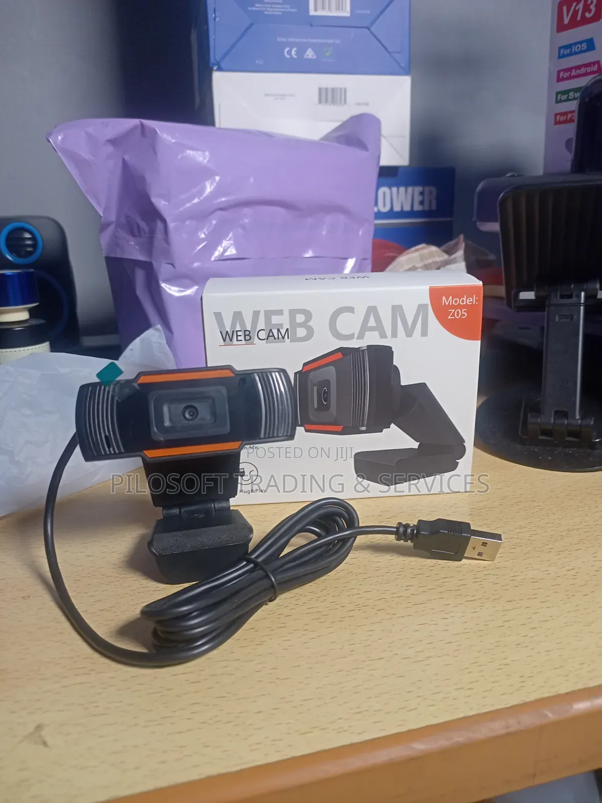 Zo5 Webcam 1080p for Desktop/Laptop With in-Built Microphone