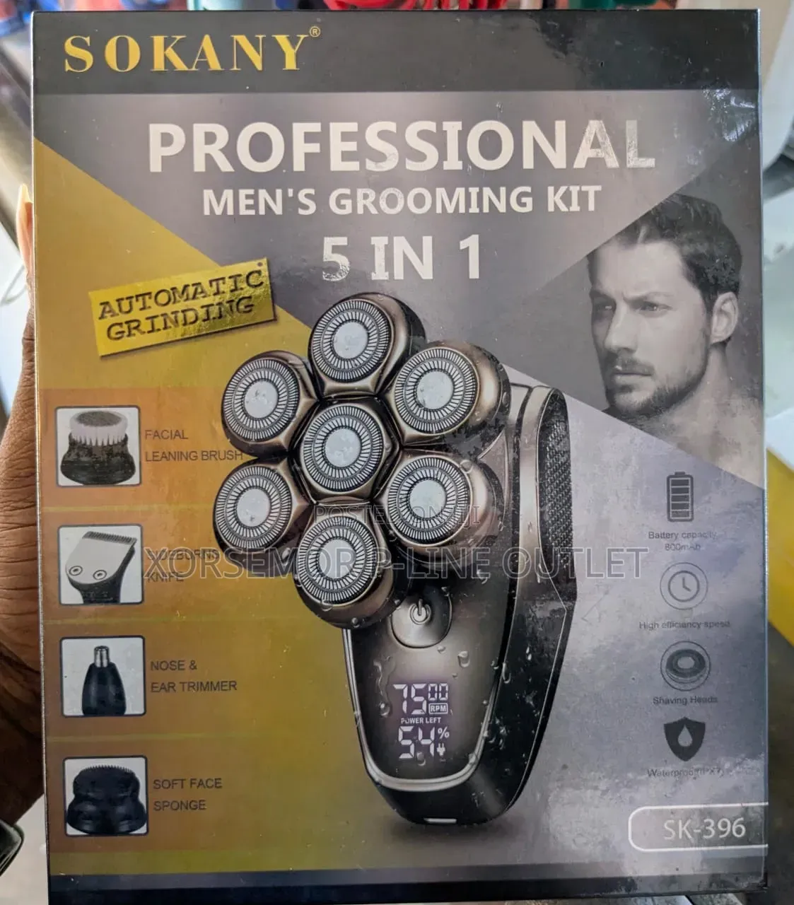 Sokany Sk-396 Professional Men’S Grooming Kit With 800mah Battery