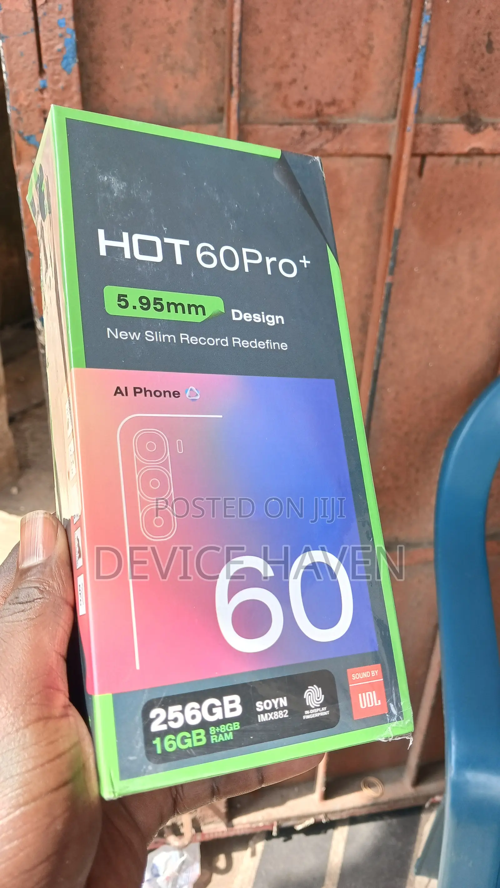 New Infinix Hot 60 Pro+ 256 GB Blue