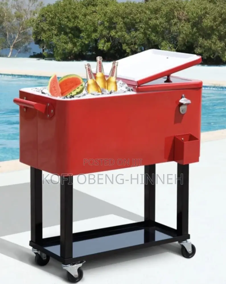 Rolling Ice Chest Cart