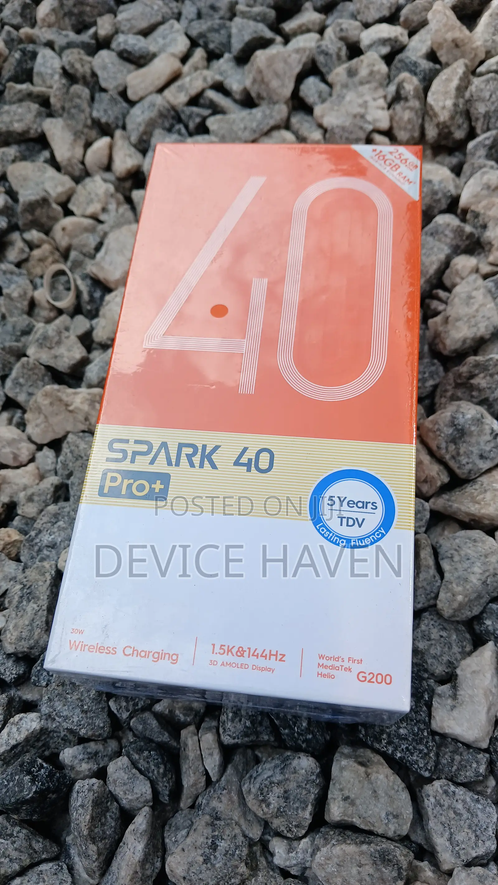 New Tecno Spark 40 Pro+ 256 GB Black