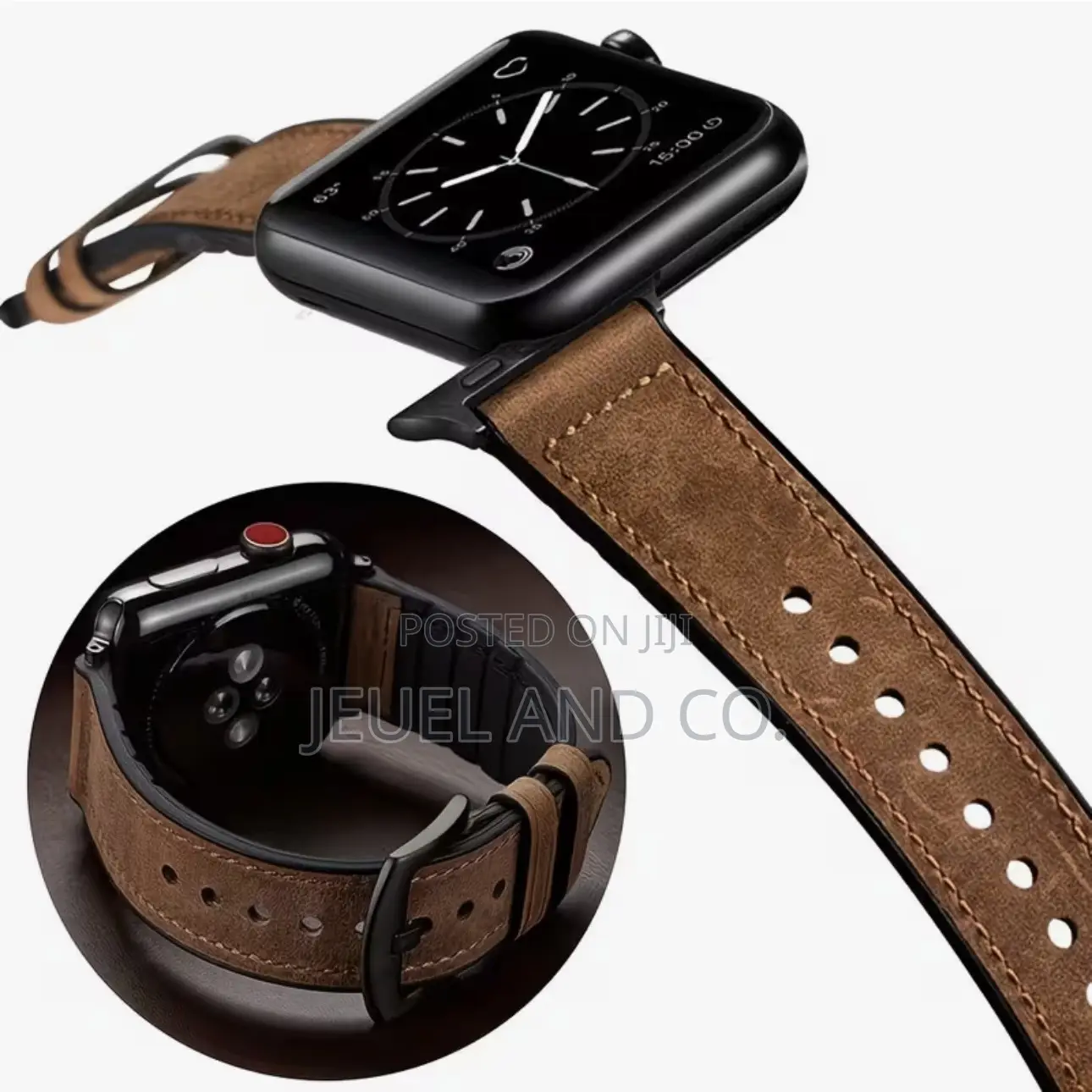 Vintage Synthetic Leather Watch Band/Strap Apple Watch 42/44/45/49mm