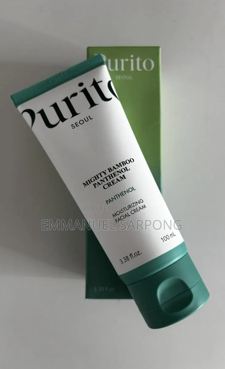 Purito Mighty Bamboo Panthenol Cream for Damage Skin, Dry Skin