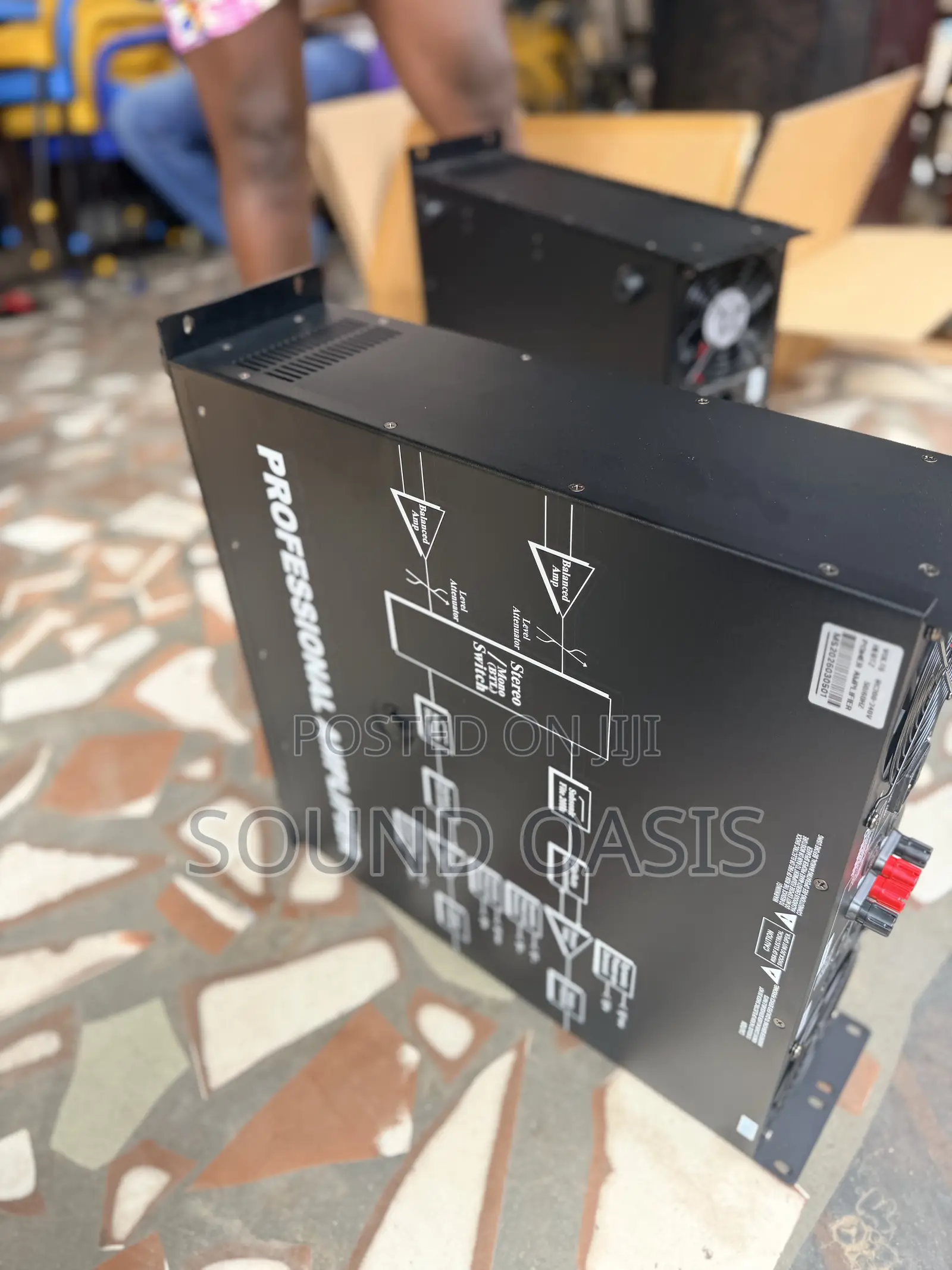 New Black Electro-Voice (Ev) P-7300 Professional Power Amplifier
