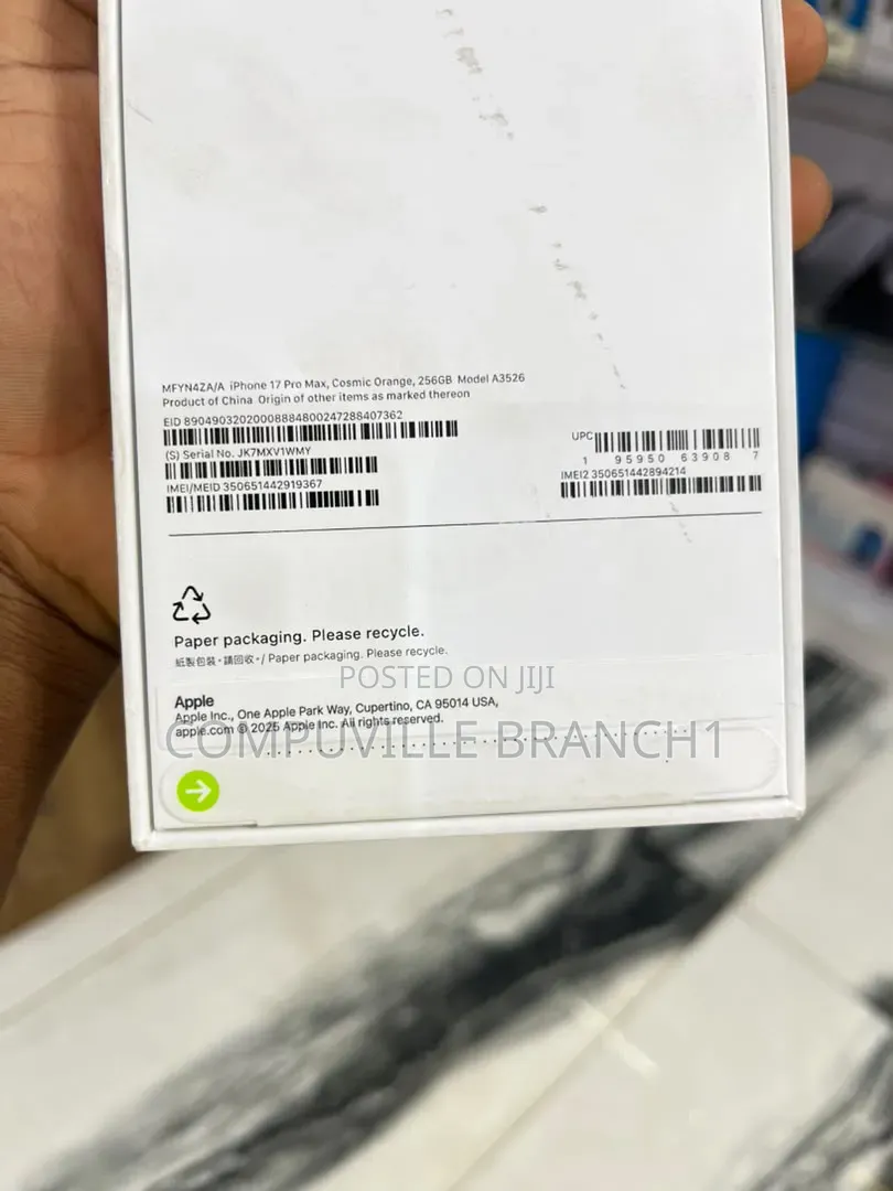 New Apple iPhone 17 Pro Max 256 GB Orange