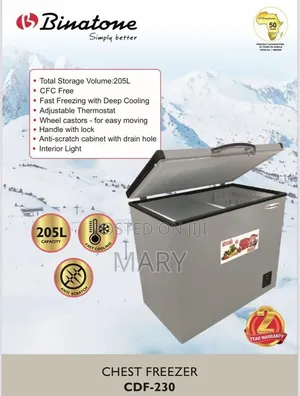 Binatone 210 Liters Freezer