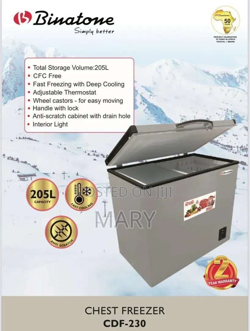 Binatone 210 Liters Freezer