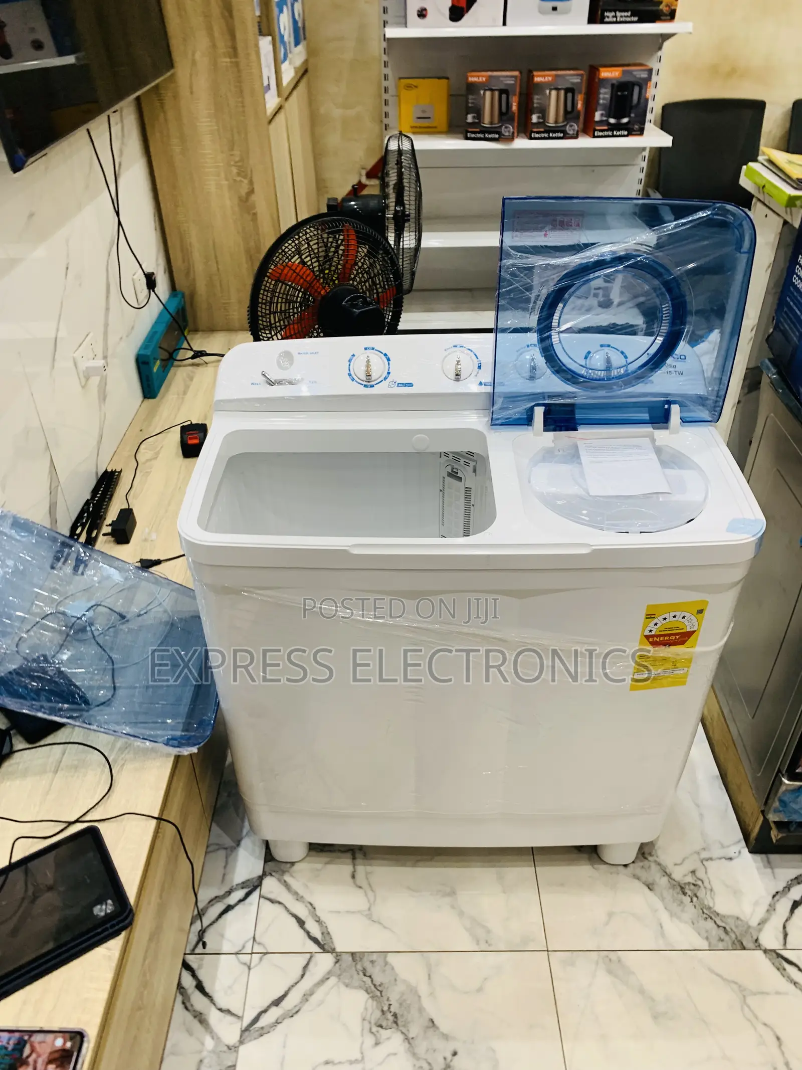 Quick Wash and Spin Dry Nasco 15kg Topload Twintub