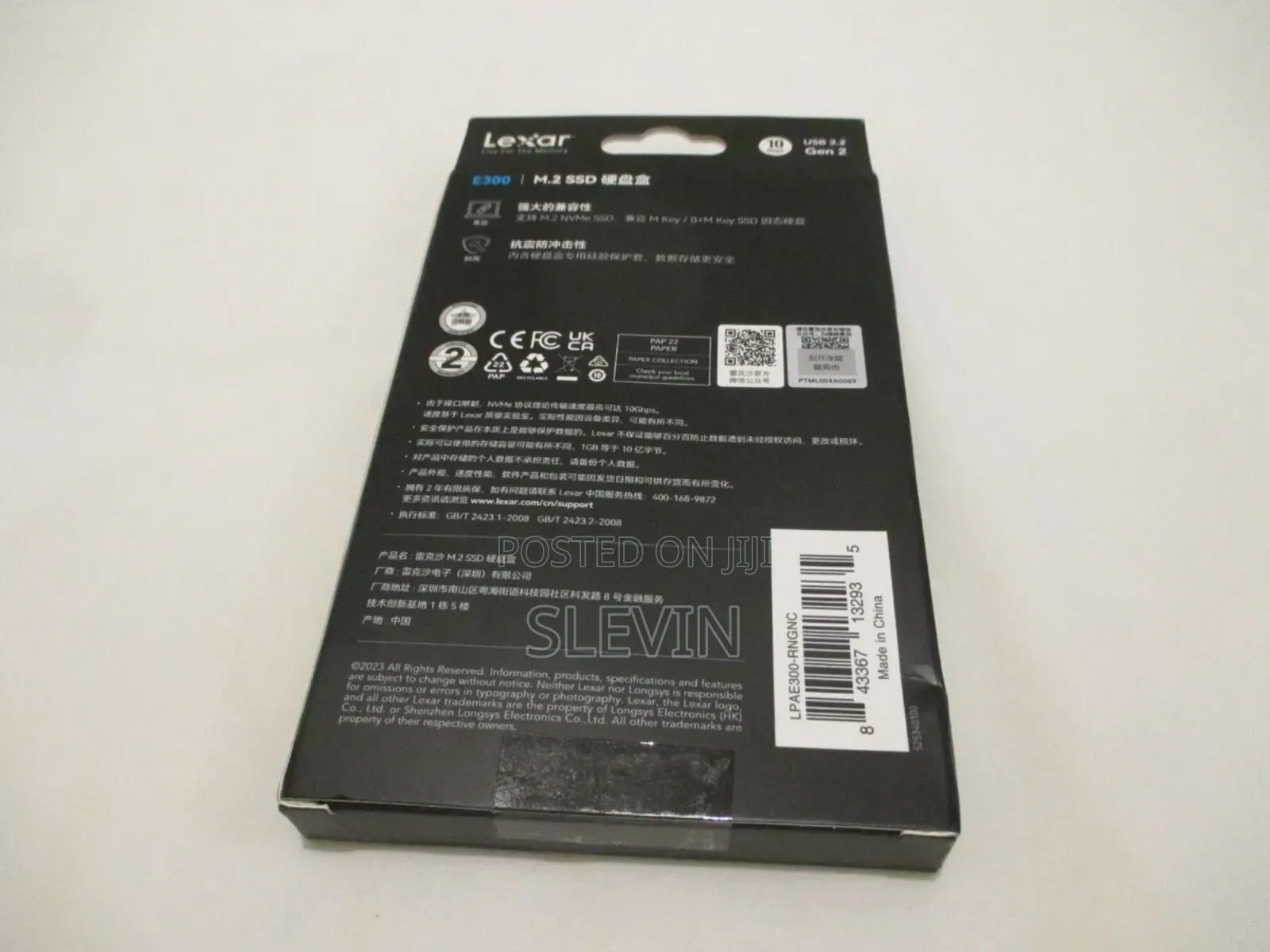 Lexar E300 M2 Nvme Enclosure