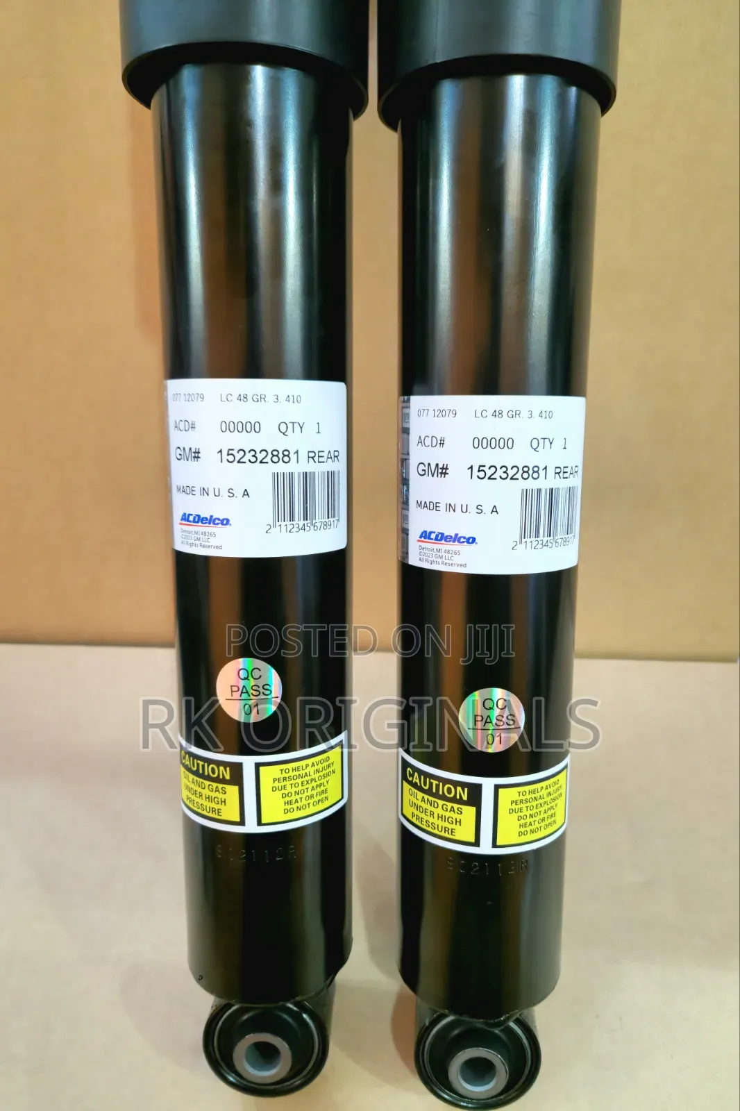 Equinox 05-17/Terrain 10-17 Ac Delco Back Shock Absorber Pair