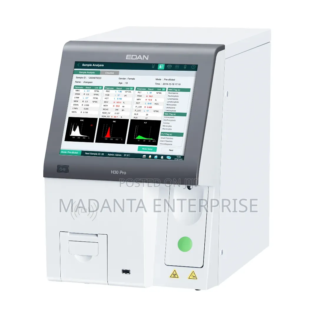 Edan H30 Pro Hematology Analyzer