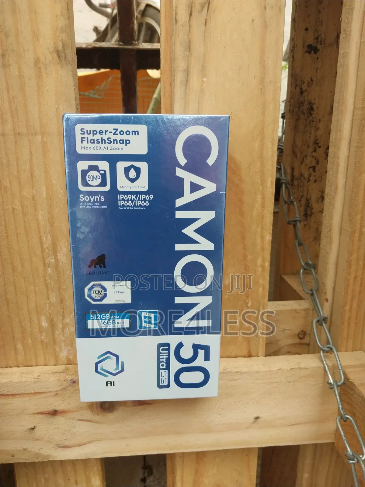 New Tecno Camon 50 Ultra 512 GB Silver