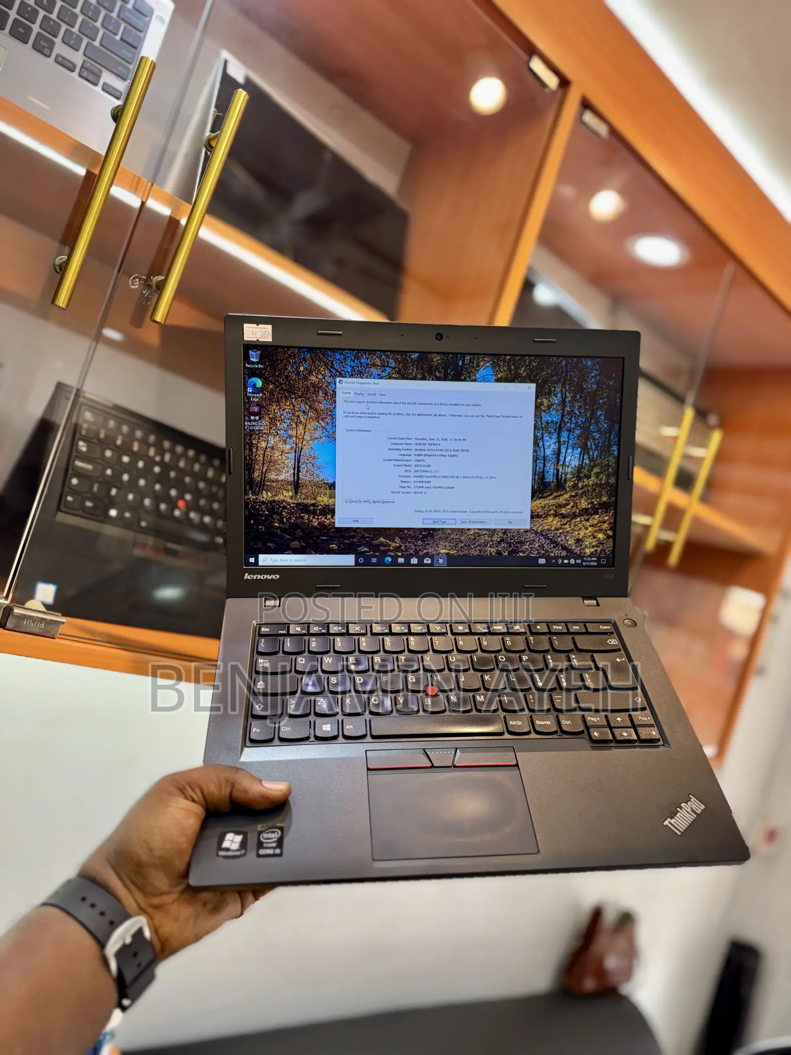 Laptop Lenovo ThinkPad L450 8GB Intel Core i5 HDD 500GB