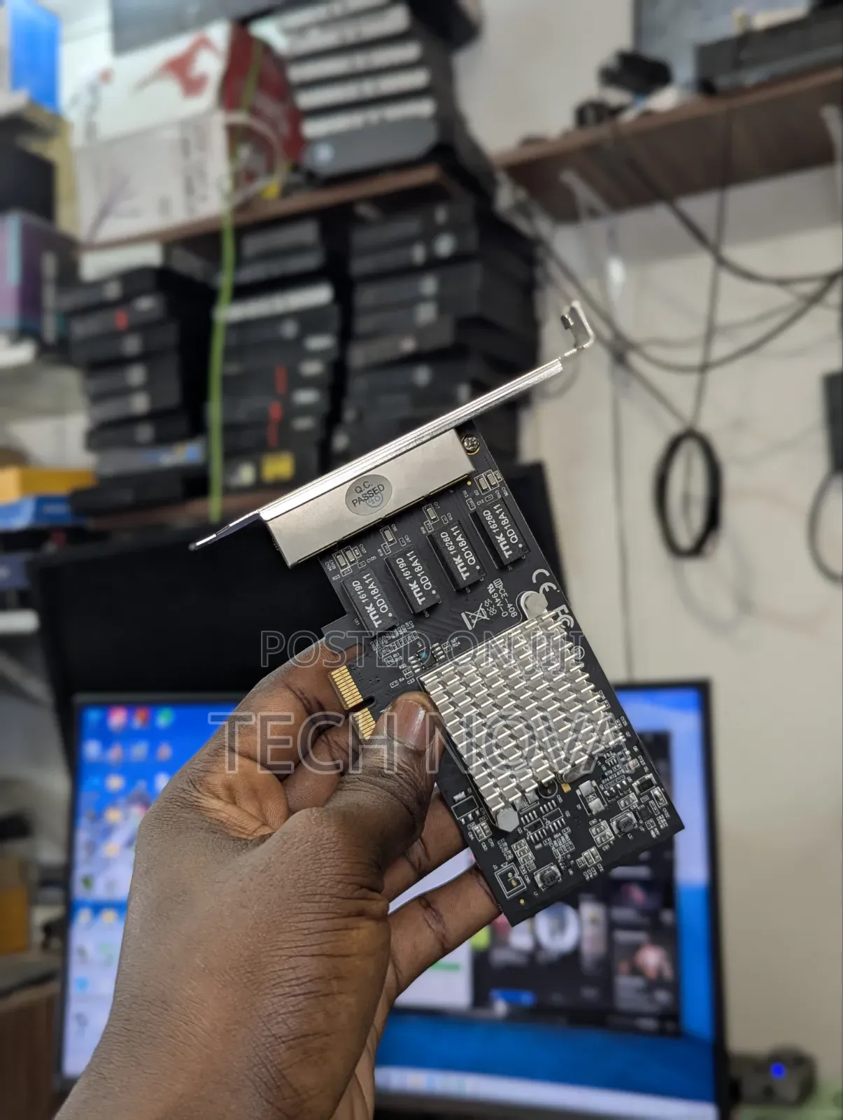 Startech 4-Port Gigabit Ethernet Network Card Lan Pci Express