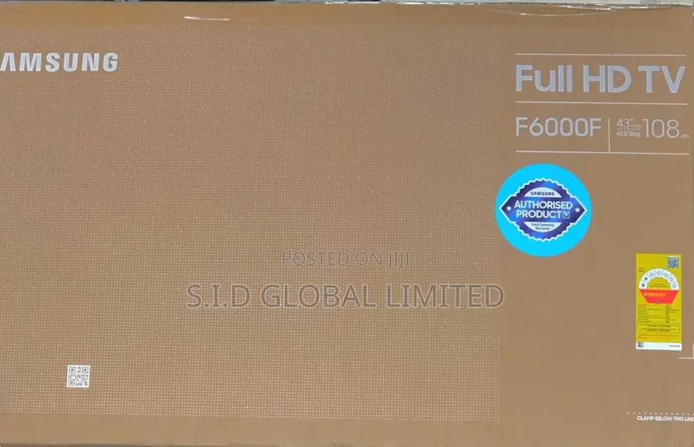New Samsung 43" Full Hd Smart Satellite Tv