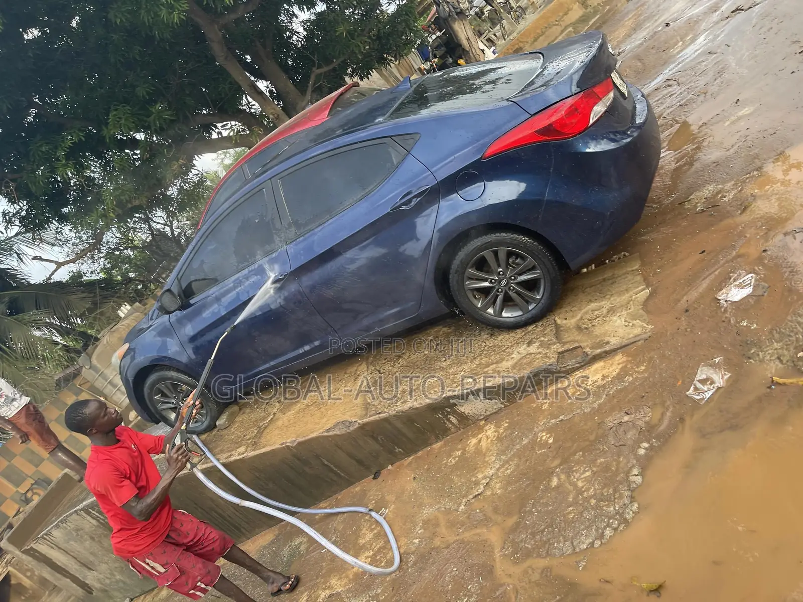 Hyundai Elantra Limited 2012 Blue