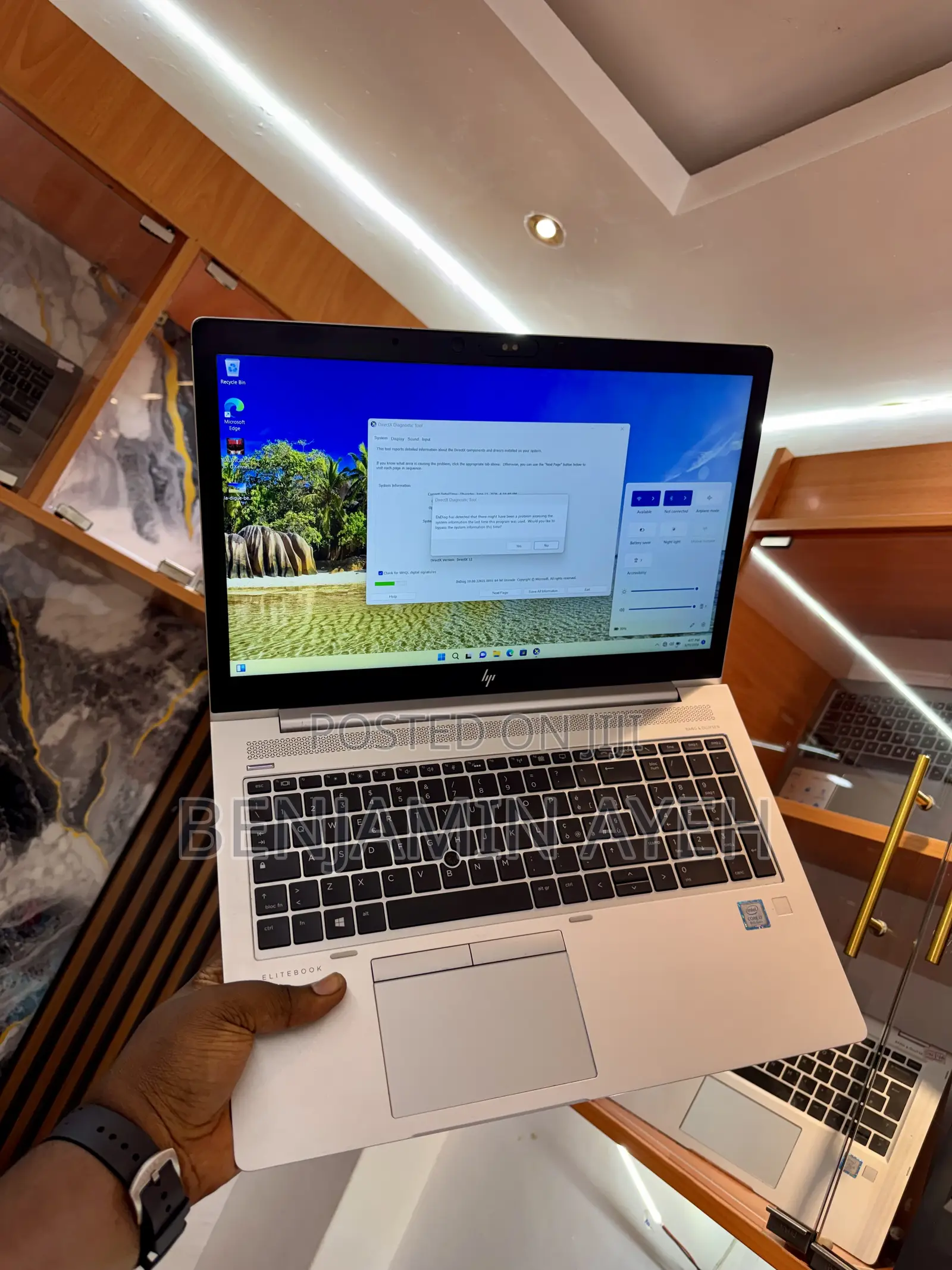 Laptop HP EliteBook 850 G5 8GB Intel Core i7 SSD 256GB