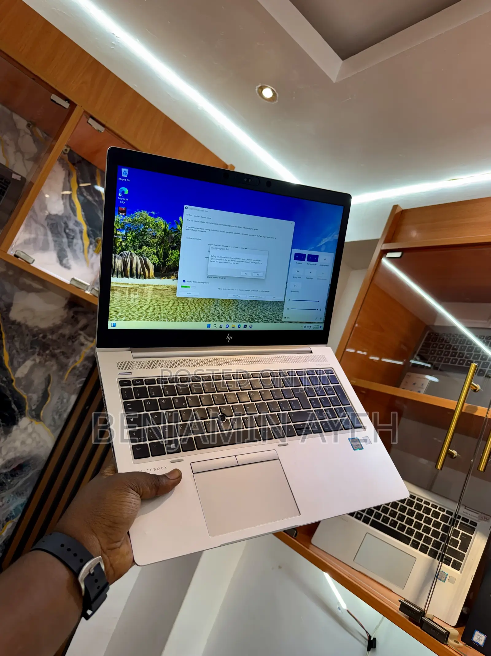Laptop HP EliteBook 850 G5 8GB Intel Core i7 SSD 256GB