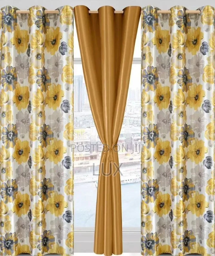 3-piece Curtain Set – Elegant Window Treatment For Every Room