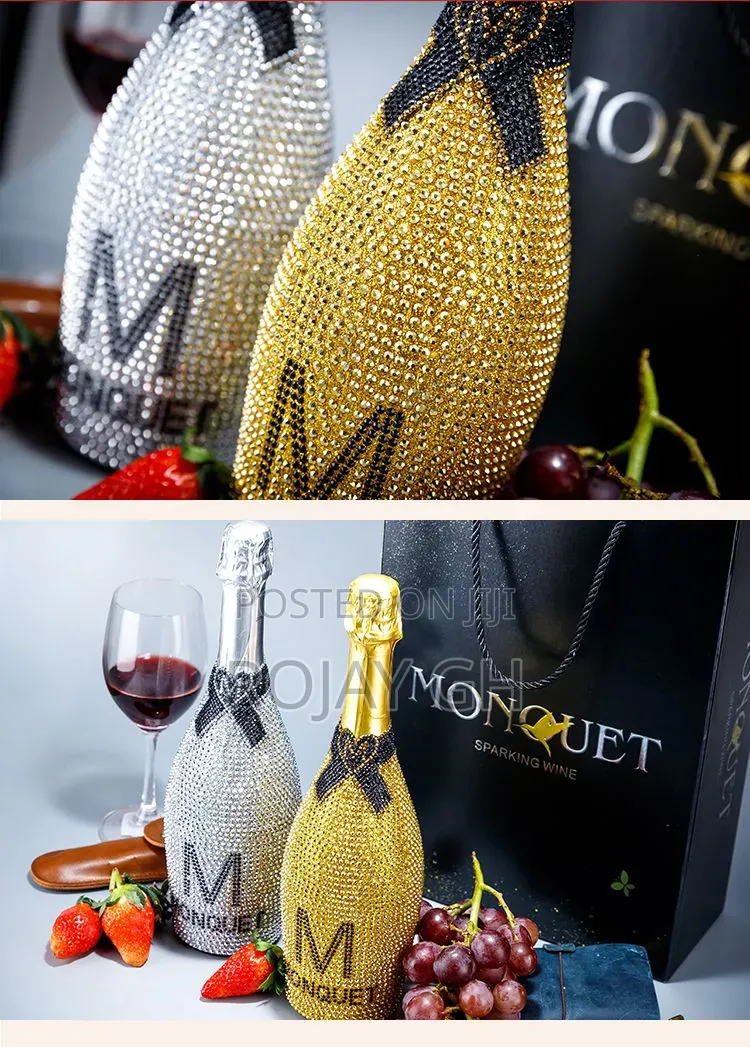 2 in 1 Monquet Sparkling Wine Bottles in Gift Box
