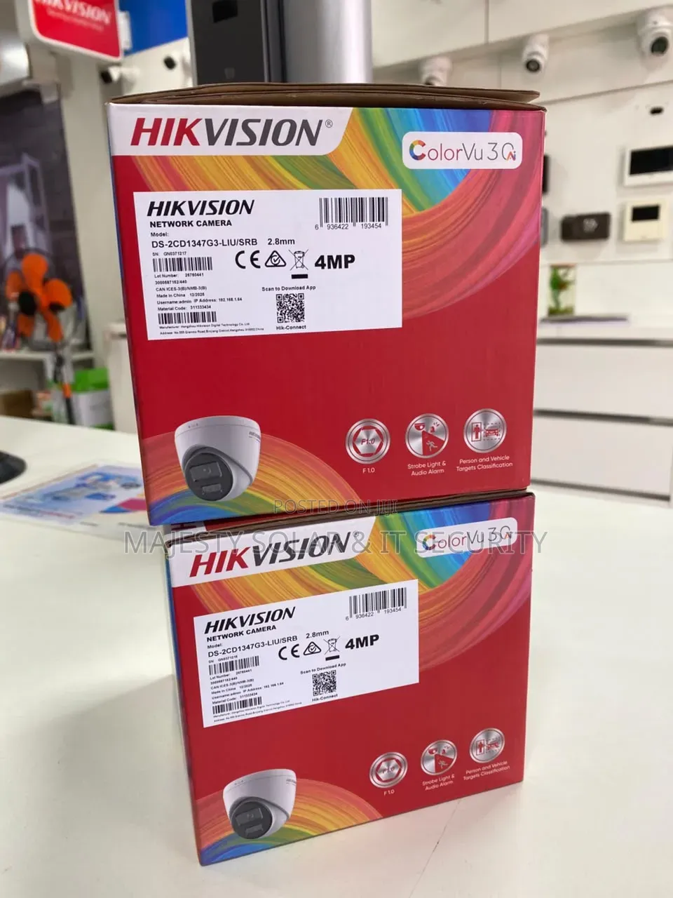 Hikvision Colourvu Indoor Camera Ip 2way Audio