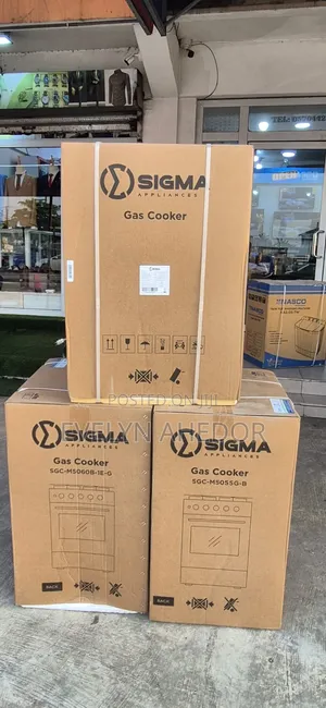 Electric Sigma Gas Cooker With 1 Electric and 3 Gas Cooker With Oven