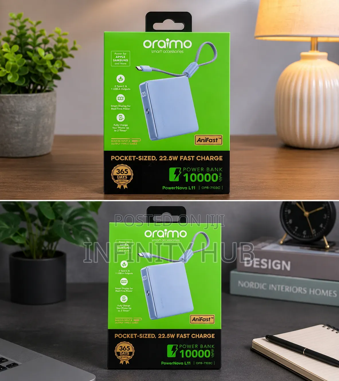 Oraimo Powernova L11 10000mah Power Bank 