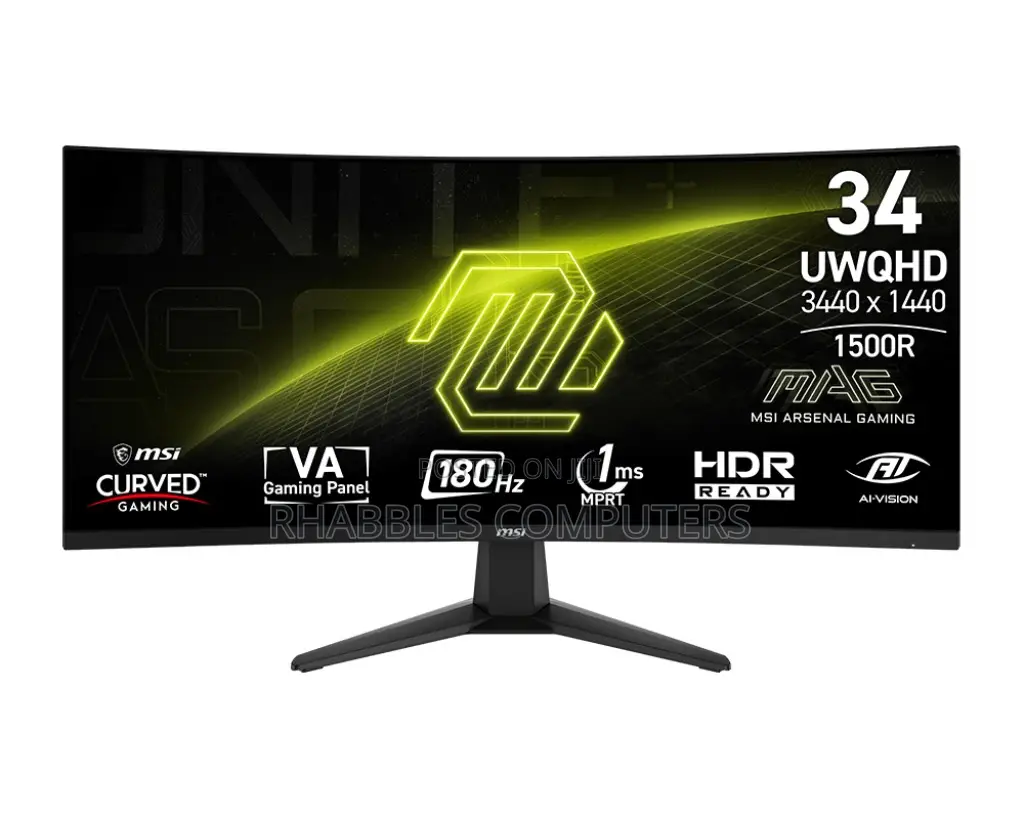 Msi 34” Curved Gaming Monitor