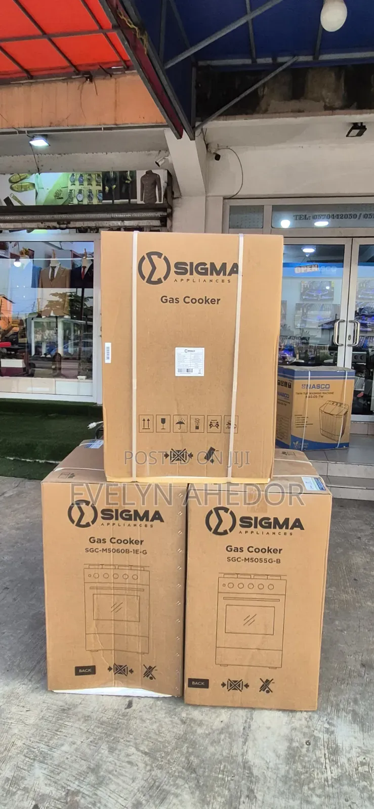 Quality Sigma Stove With 1 Electric and 3 Gas Cooker With Oven